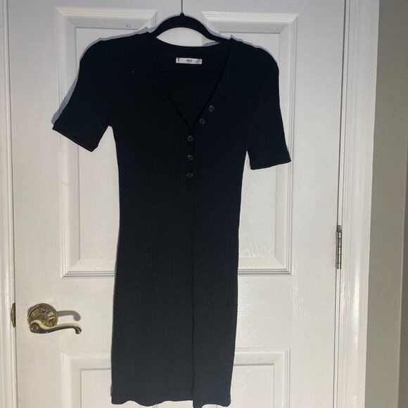 Mango Mini Ribbed Dress - Picture 1 of 2
